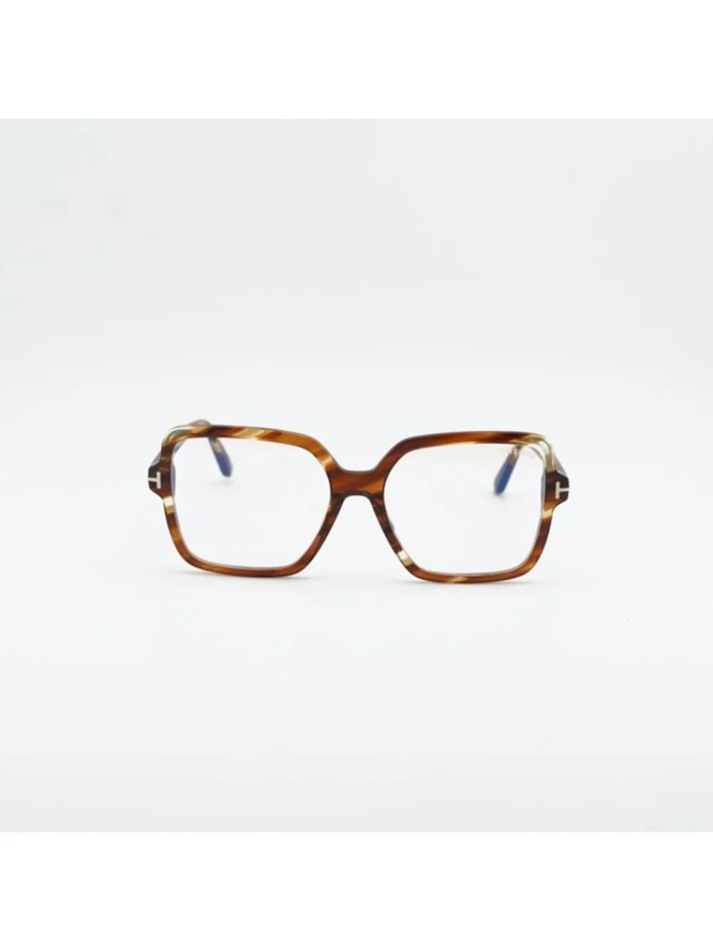 Tom Ford FT6063-B 055 Eyeglasses Coloured Havana 56mm Square Frame